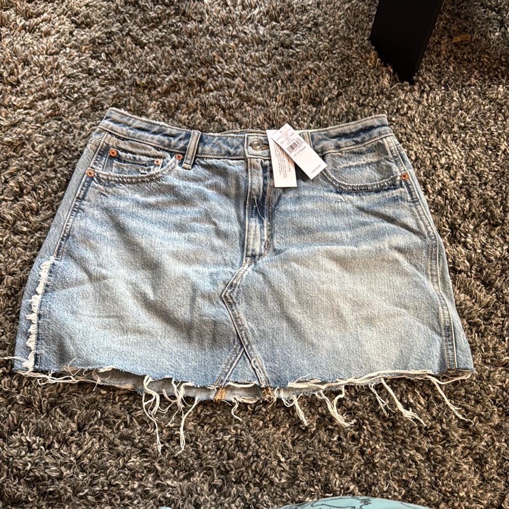 Denim Mini Skirt